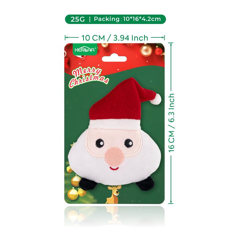 Christmas Plush Cat Toy Various Chew Toys Fun Puppy Santa Packing Gift Sets Christmas Craft Kits