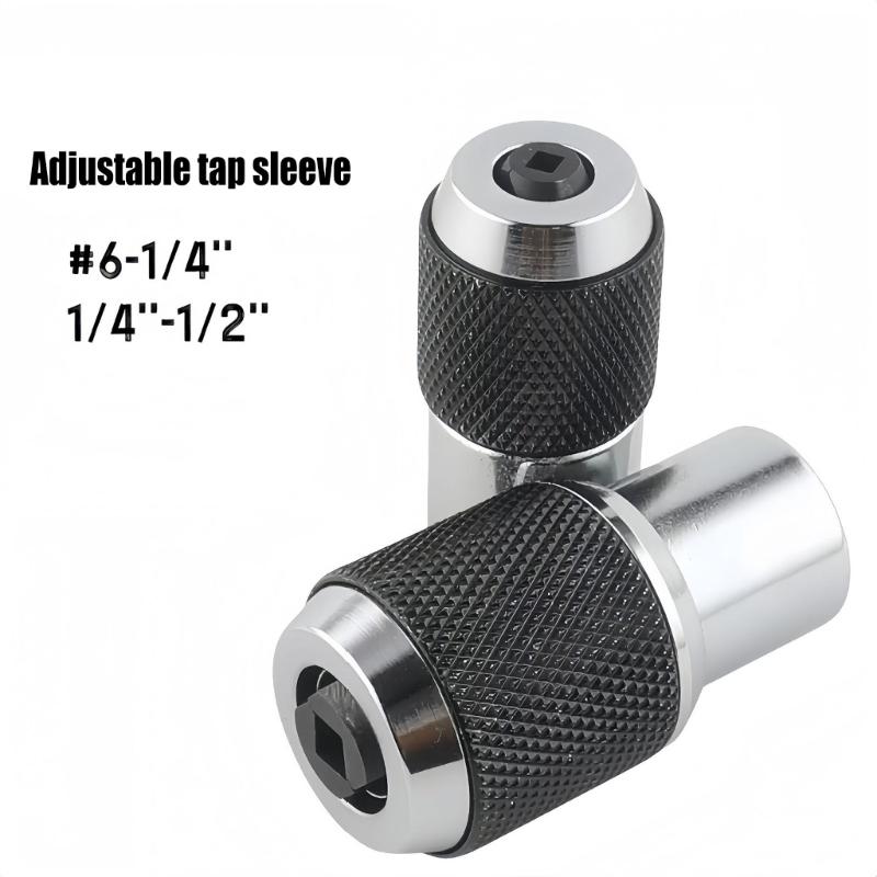 Professional Threading Tool Accessories Set Two Size Tap Socket Extractor for 3/8" Square Wrench and Taps Reamers