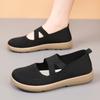 New summer mother shoes soft sole comfortable flat shoes hollow mesh breathable shoes