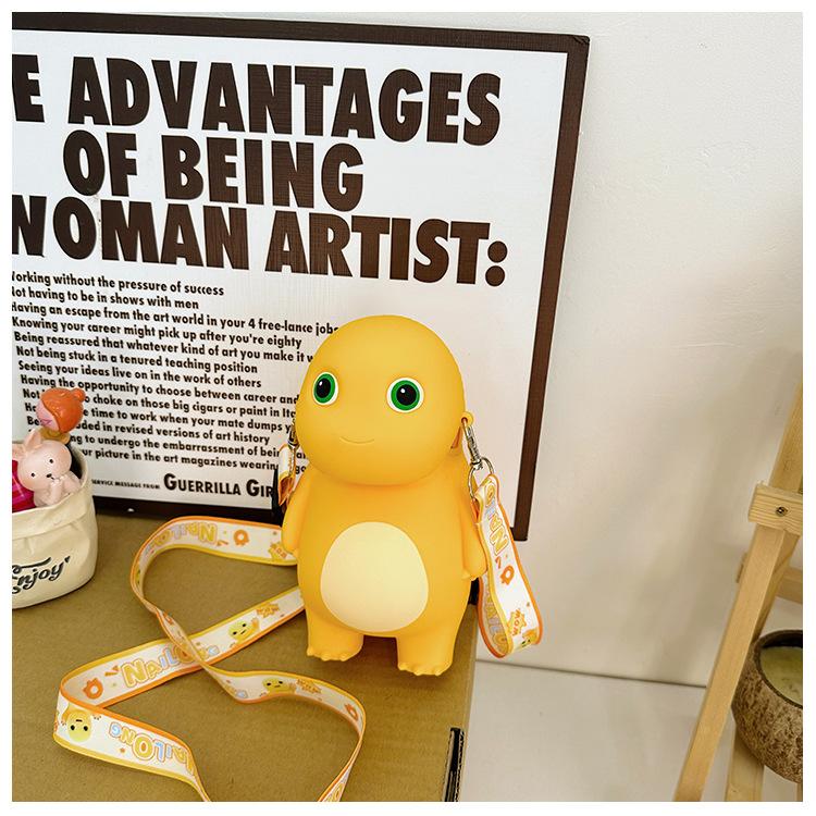 

Новая силиконовая детская сумка-дракон для молока, милая и стильная наплечная сумка, новая подарочная сумка для хранения, сумка-мессенджер, сумка для студентов.