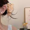 Fabric Hanfu Hair Accessories Tassel Chinese Style Hair Clip Fairy Flower Hairpin Women