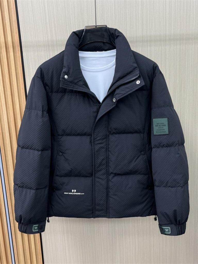Men's Trendy Winter Down Jacket: Fashionable, Warm, Light Luxury, Casual Windproof Motorcycle Outerwear