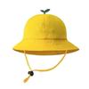 Kids Spring Bucket Hat - UV Protection Yellow Sun Hat for Outdoor, Kindergarten & Casual Wear - Korean Style Toddler Cap