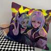 Anime C-Cyberpunk E-Edgerunner Pillow Case Square Pillow Bedroom Sofa Leisure Comfort Cushion Car Living Room Home Decoration