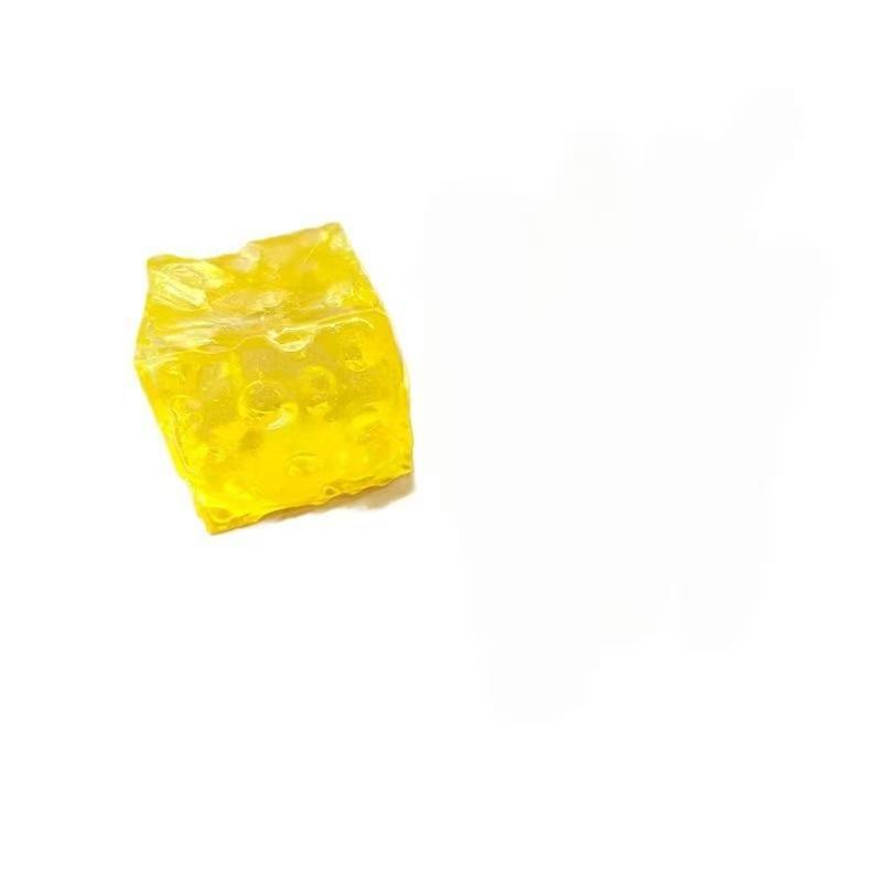 Squishy Honing Kaas Vierkant 1Fidgets Speelgoed Super Zacht hi Kaas Knijpspeelgoed Grappig Anti-stress Sensorisch Speelgoed voor Volwassenen Cadeaus