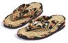 [Shichitoi Wholesaler Aoki Main Store] Casual Rope Sandals for Women (Japanese Pattern, Black)