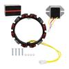 Stator Coil for Alternator 2 Pin with Regulator Unit Designed for 10-16 Amp Output Compatible with Multiple OEMs