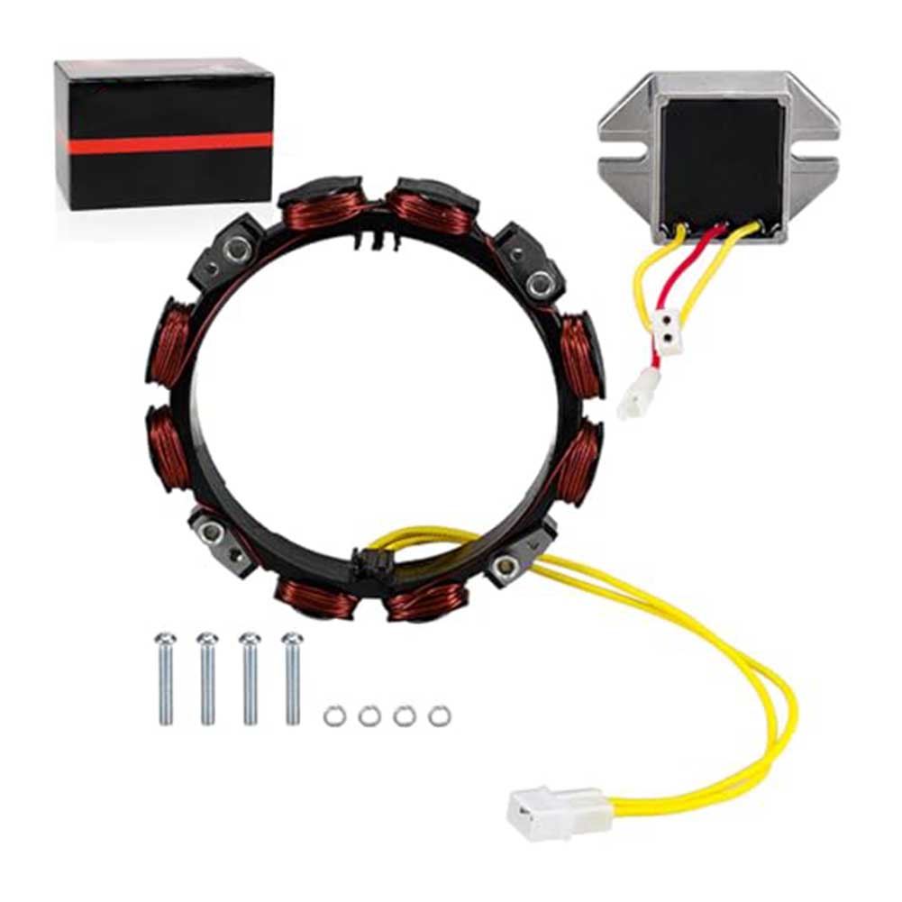 Stator Coil for Alternator 2 Pin with Regulator Unit Designed for 10-16 Amp Output Compatible with Multiple OEMs