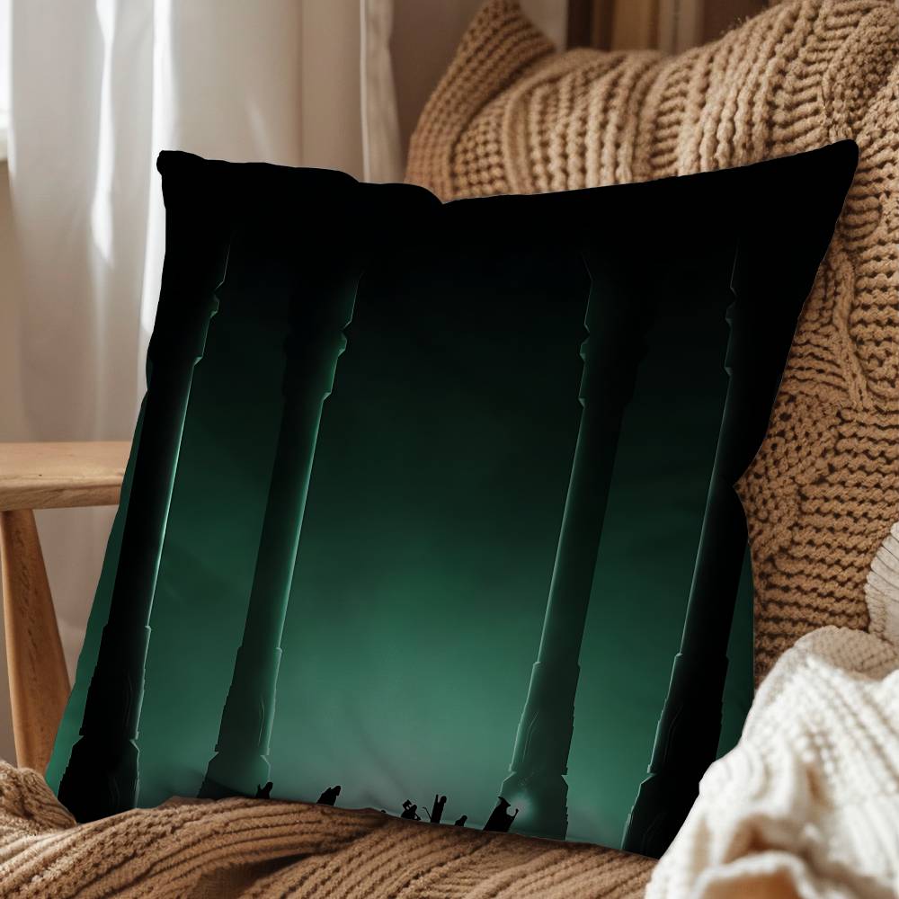 Ancient movie Lord of the Rings Pillow Case Pillow Case Living Room Sofa Cushion Cover Suitable For Home Bedroom Room Decoration