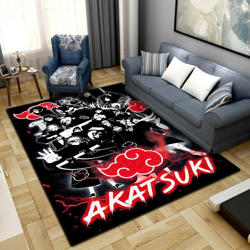 Anime-Naruto  Area Carpet for Living Room Bedroom Home Decor Cool Movie Mat Floor Mat -LXR79