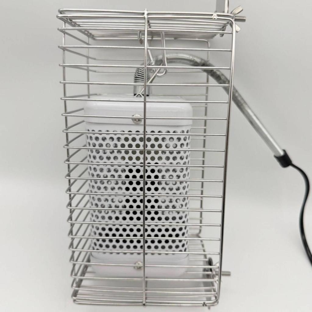 Heater Cage Protector Screw-Mounted Mesh Bird Heating Lamp Compact