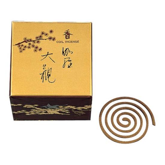 

Nippon Kodo Incense Spiral Coil, Kyara Daikan, 12 Rolls, 367