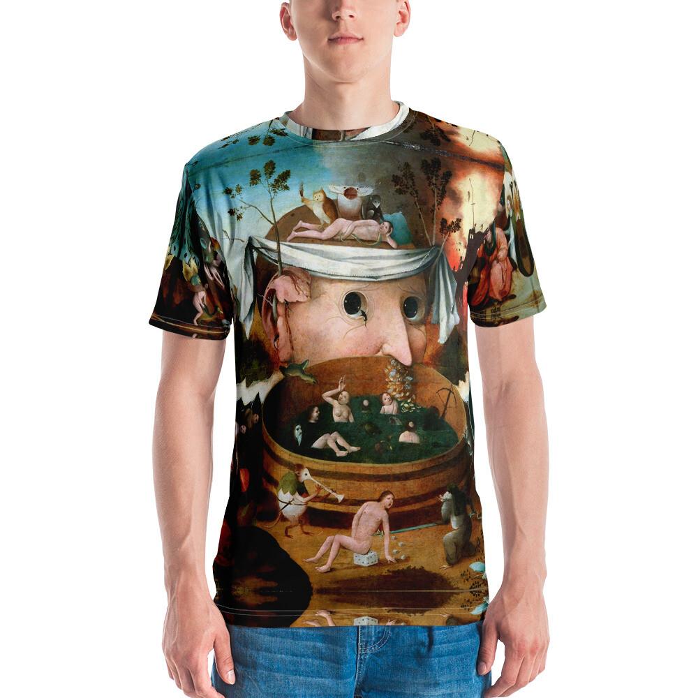 Hyeronimus Bosch Vintage Famous Paintings All Over Printing Tee Shirt Unisex T-Shirt XXL