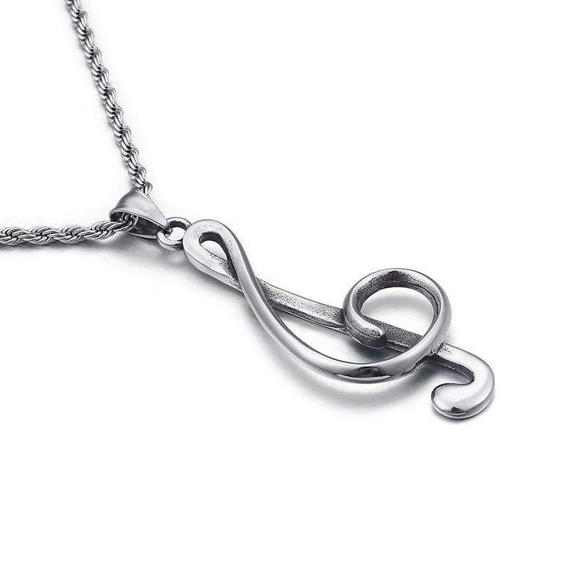 Small Commodity Necklace Titanium Steel Men's Hip -hop Necklace Hanging