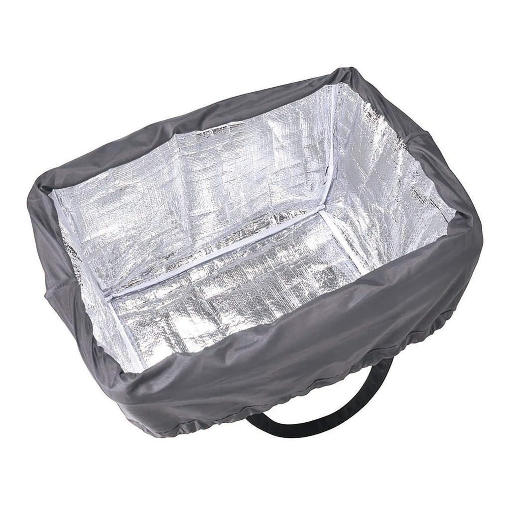 CARMATE Einkaufs-Wärme- und Kälteisolier-Aluminiumblech mit isoliertem ISOFIX Olive DZ546 Korb-Größe Material, Kompatibel, Grün,