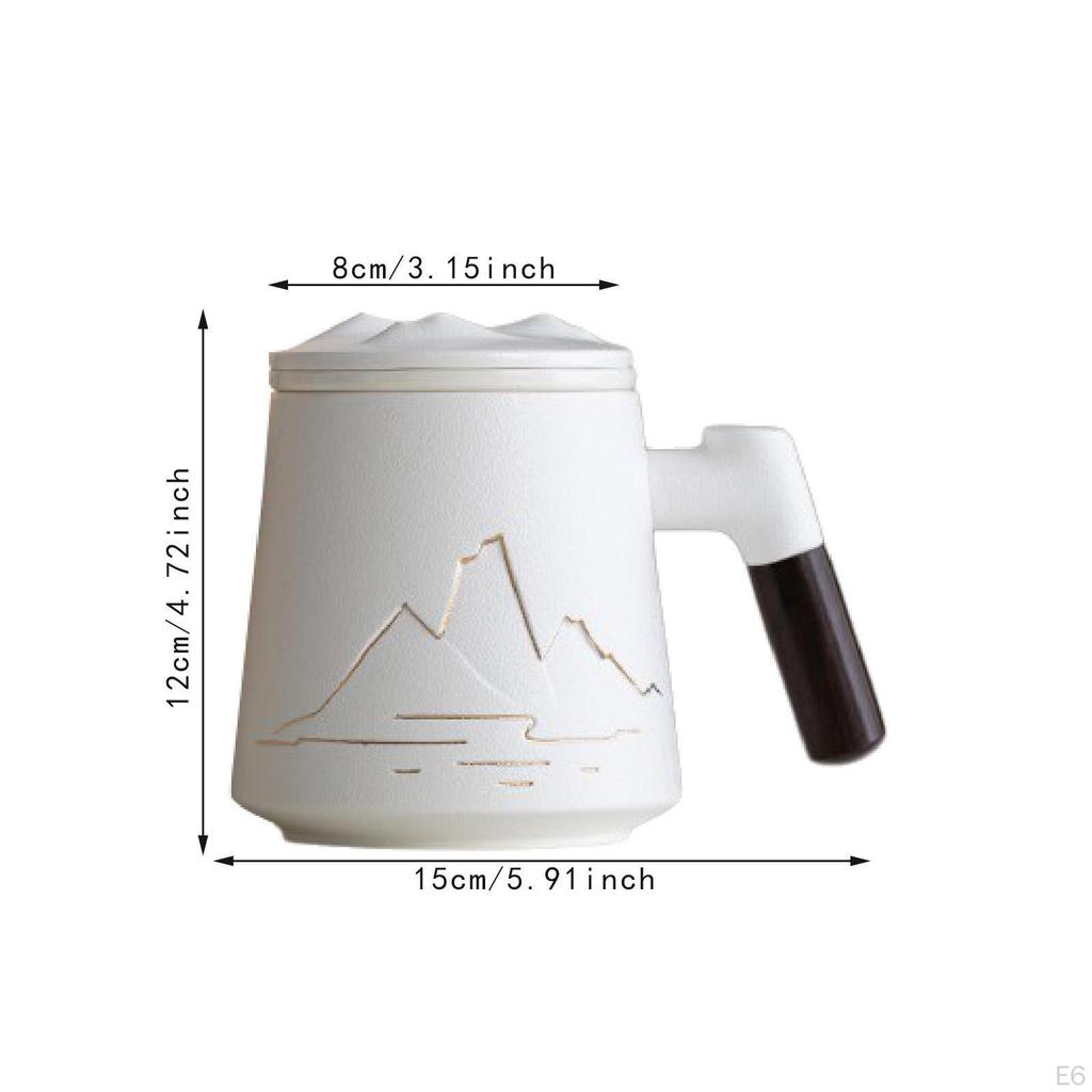 Ceramic Tea Cup Coffee Milk Mug Porcelain Morning for Garden Hotel