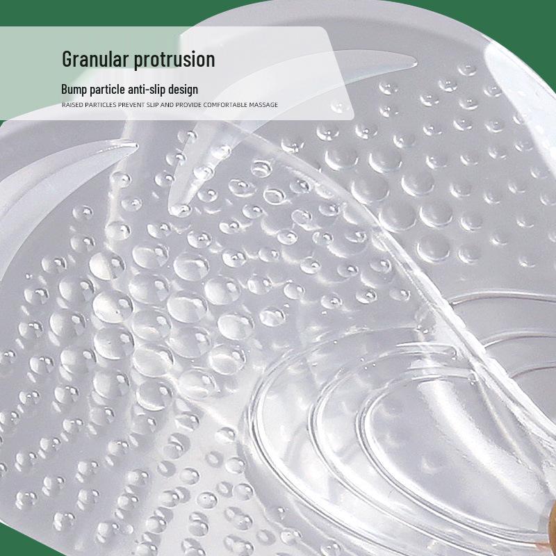 Non-Slip Shock Absorbing Arch Support Insoles for Men & Women - Soft Particles, Flat Foot Correction, Half Insole Pad