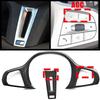 For BMW 1 2 3 4 5 Series G30 G32 G42 G14 G01 G02 G05 G06 G07 G20 G22 G26 G29 G80 Carbon Fiber Steering Wheel Cover Trim Decor