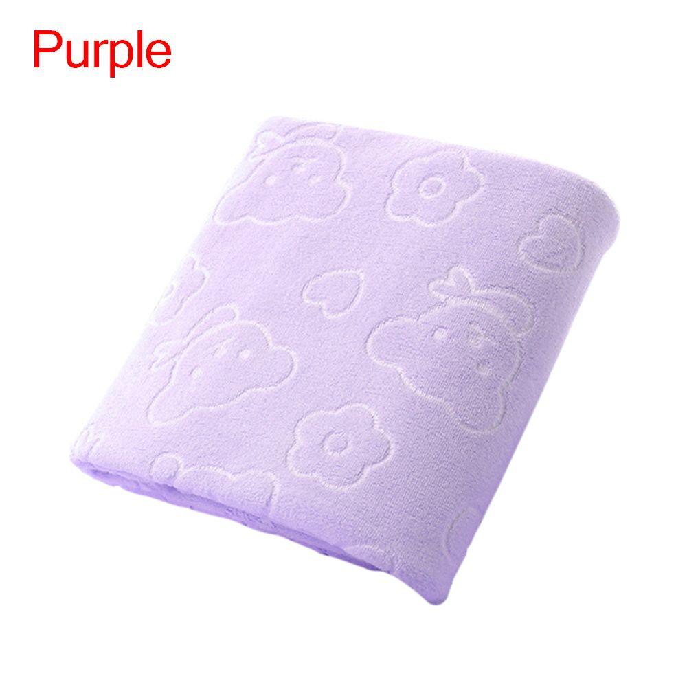 

Comfort Microfiber Bear Shape Towels Shower Cloth Dry Body Absorbent фиолетовый
