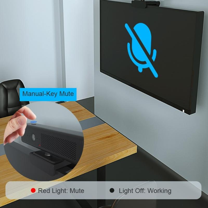 1080p 3-in-1 Speaker Camera Built-in Microphone rivacy Cover Full High Definition came for Mute Button rivacy Cover