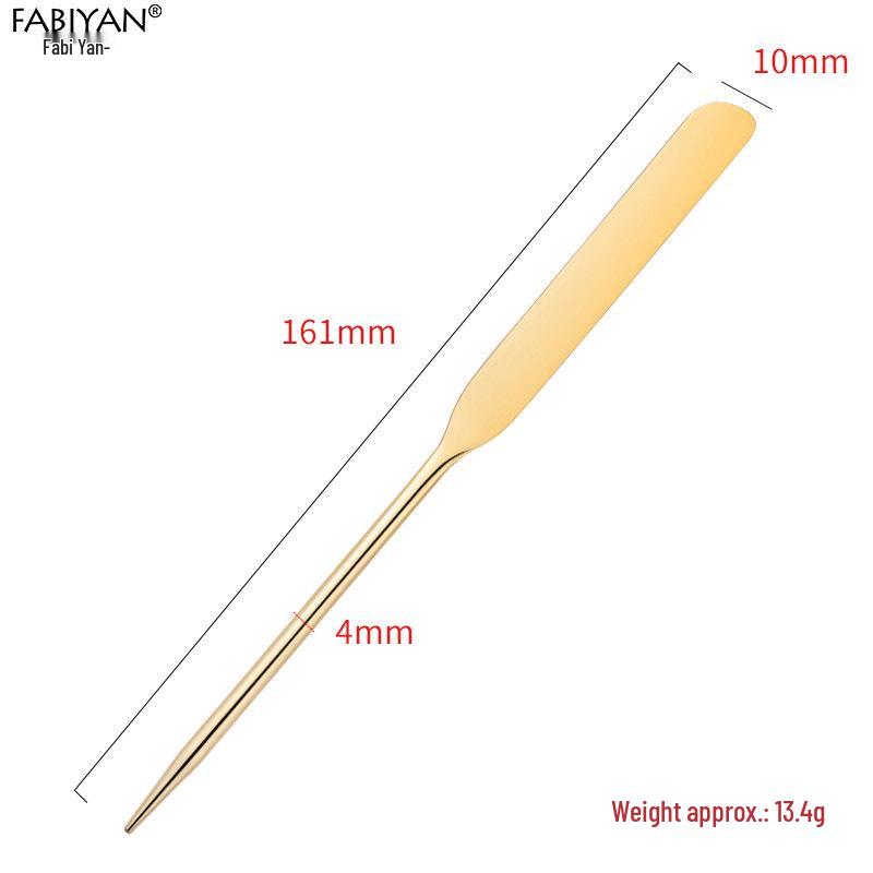 Japanese-Style Multi-Functional Mixing Spatula: Natural Pear Wood & Stainless Steel