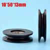 1Pcs U Groove Wire Rope Over Line Pulley Lightweight Durable Nylon Lifting Wheel for Home DIY Hanging Decor Installation