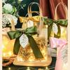 Clear Party Favor Candy Bags - Small Gift Handbags for Weddings, Birthdays, and Valentine's Day