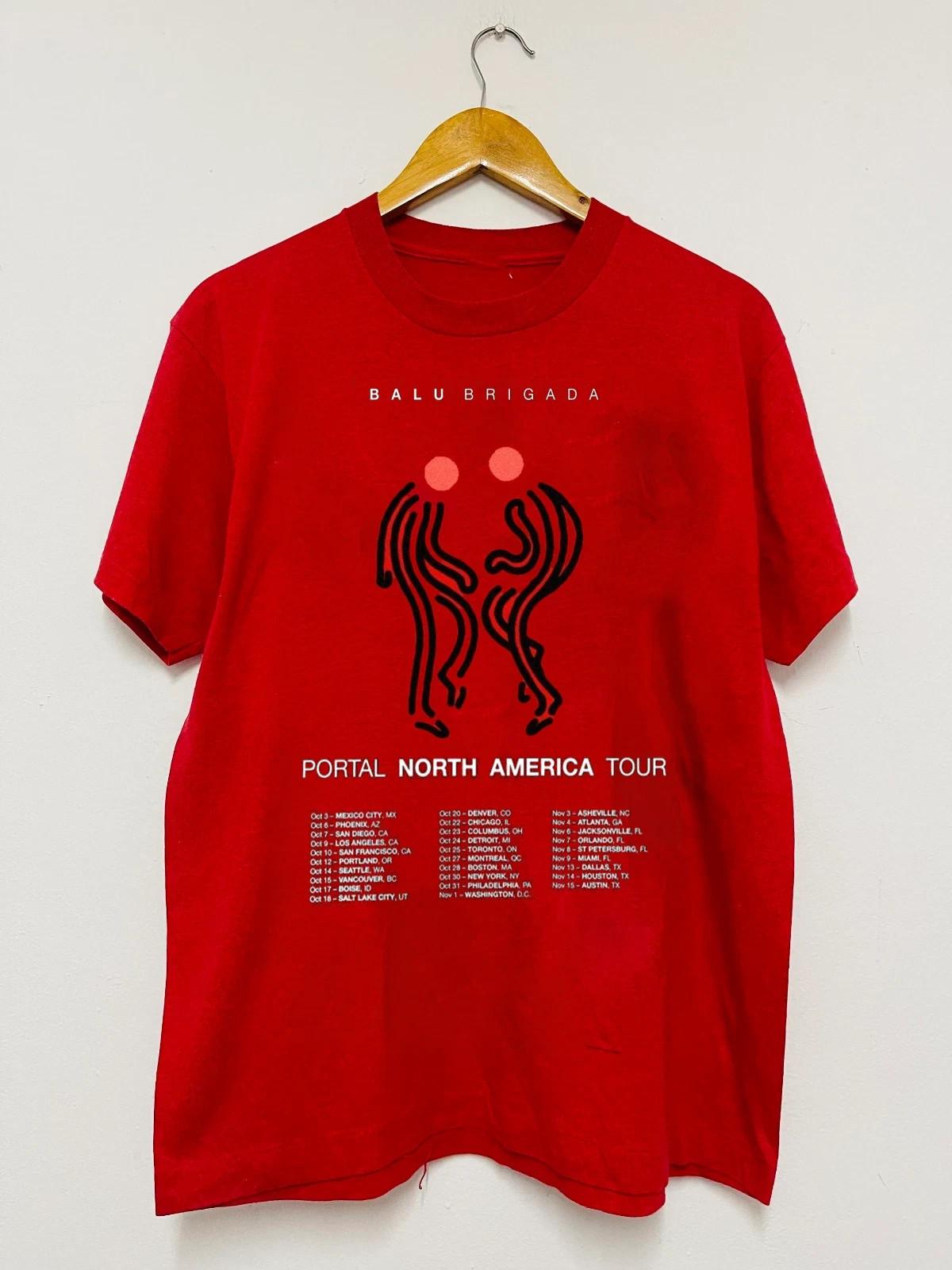 Balu Brigada Tour 2026 Gift Red T-shirt All Size S-5XL XXL