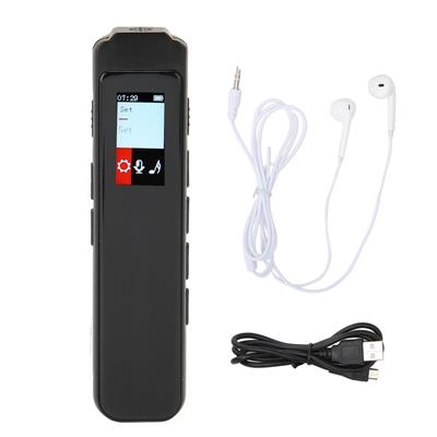 Digital Voice Recorder HD Smart Noise Reduction Small MP3 Player Voice Activated Recorder with