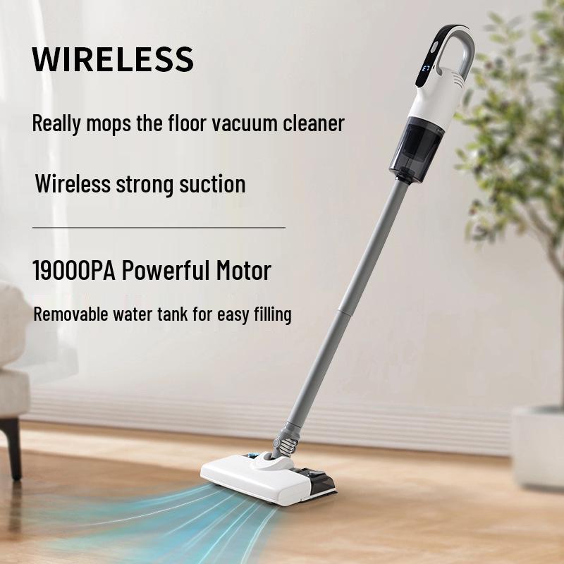 Cordless Handheld Vacuum Cleaner with Mop, Wet/Dry Use, Strong Suction, All-in-One Stick.