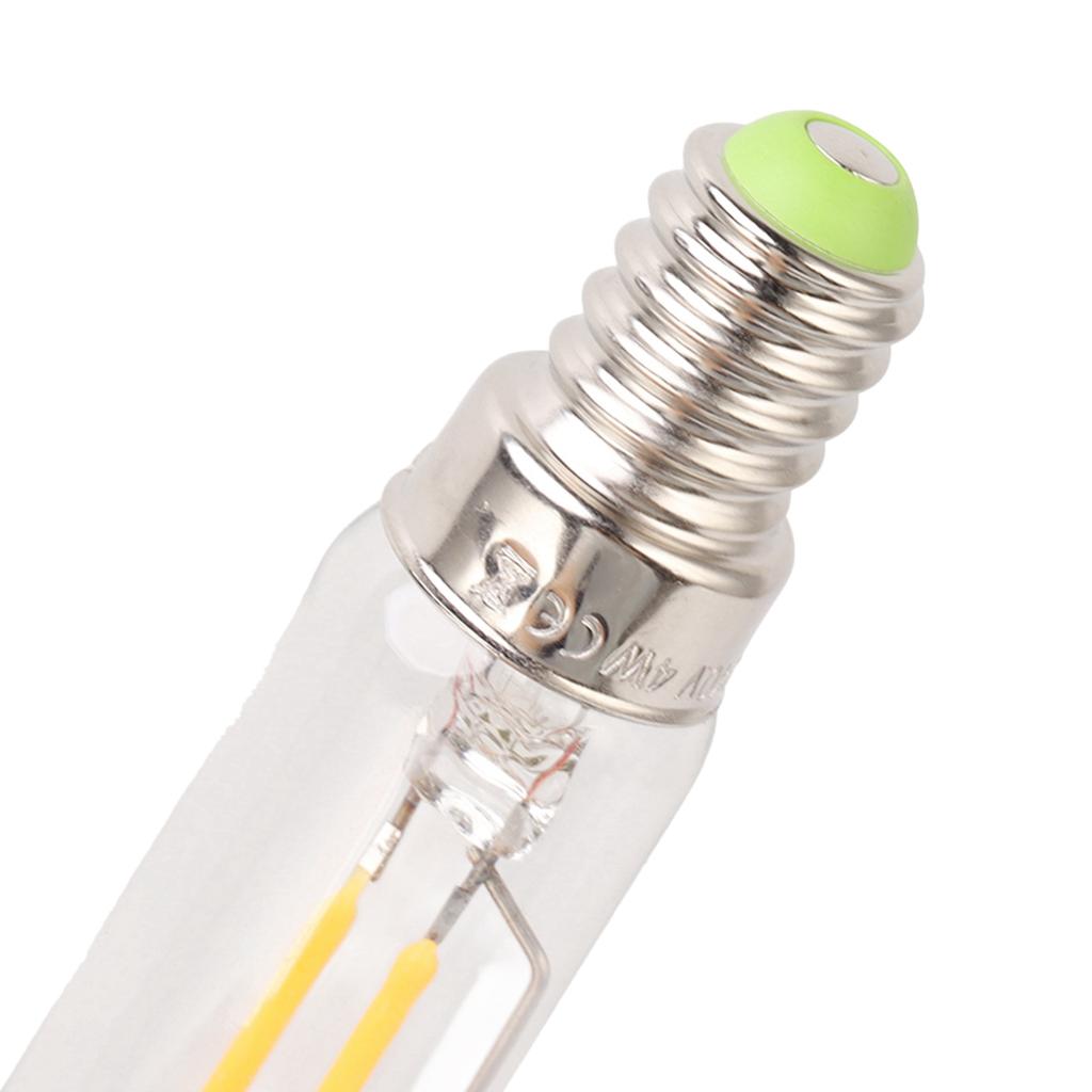 2Pcs LED Tube Bulb 4W E14 2300K Tubular Light Lamp Bulbs T20x120  for Lighting