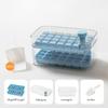Press Type Ice Cube Maker With Storage Box Ice Bucket Food Grade Summer Ice Cube Tray  Kitchen