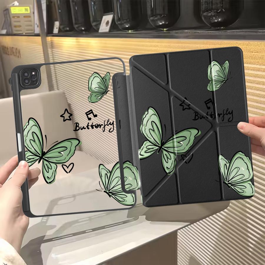

Cartoon Butterfly Tablet Case For iPad Pro 11th 10th 9th 8th 7th 12.9inch Pro 2025 Air 4 5 M3 M2 1 2 M4 11inch Mini 6 7 Holder iPad Mini 7 8.3