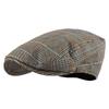 Men's Classic Herringbone Tweed Wool Blend Newsboy Ivy Hat