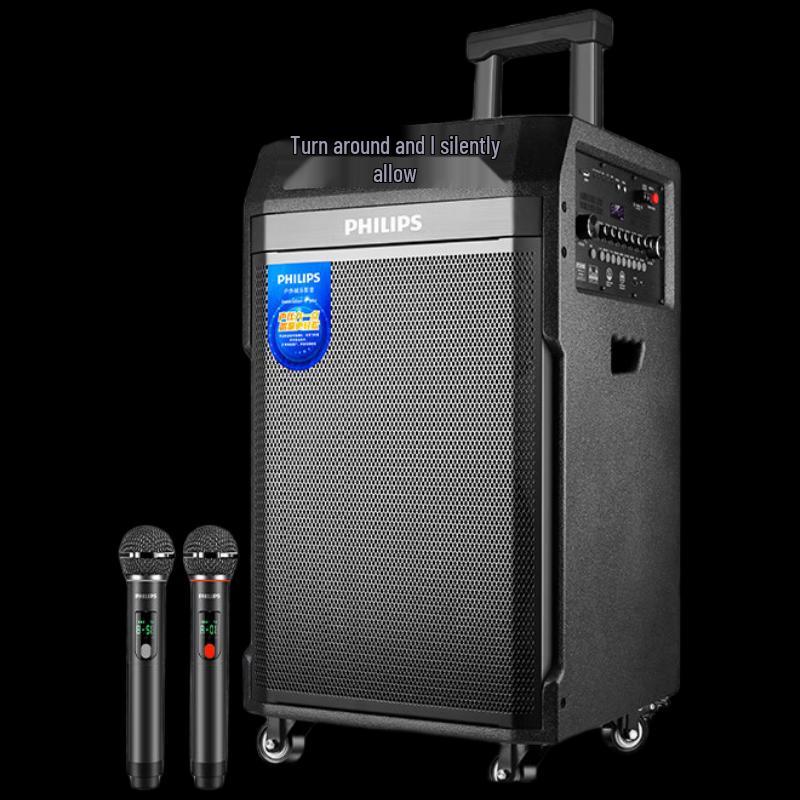 Philips 15-inch Portable Bluetooth Karaoke Speaker