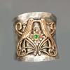 Vintage Carved Gold Dragonfly Ring for Women Exaggerated Bee Bird Magpie Statement Rings
