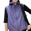Women's Hooded Sleeveless Windbreaker Vest - Spring/Summer 2025 Sunscreen Casual Cardigan