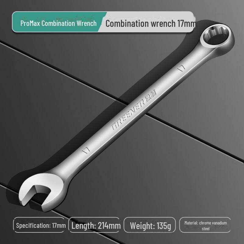 Green Forest Dual-Purpose Wrench Set: Double-Head, Open-End, 13-14mm