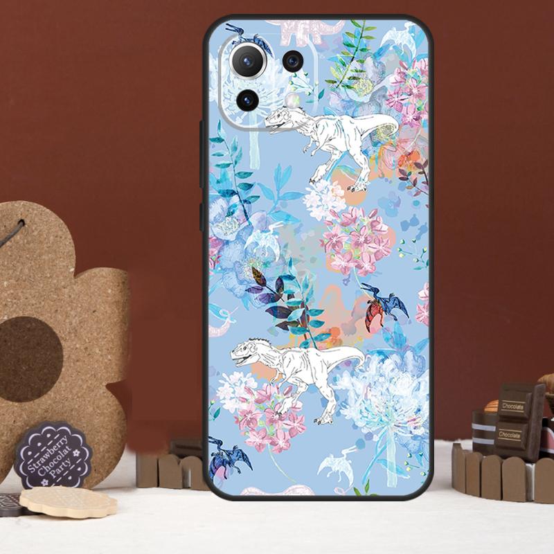 Dinosaur Pattern Case For Xiaomi 17 Pro Max 14 15 Ultra 15T 13T 14T POCO F8 Ultra F7 F5 F6 X5 X6 X7 Pro Cover