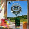 Eye Shape Evil Eye Decoration 2D Flat Hanging Pendant Wall Decoration Sun Catcher  Garden Decor