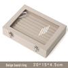 Velvet Jewelry Storage Box with Lid – Large Capacity for Rings, Earrings, Necklaces, Dustproof Display.