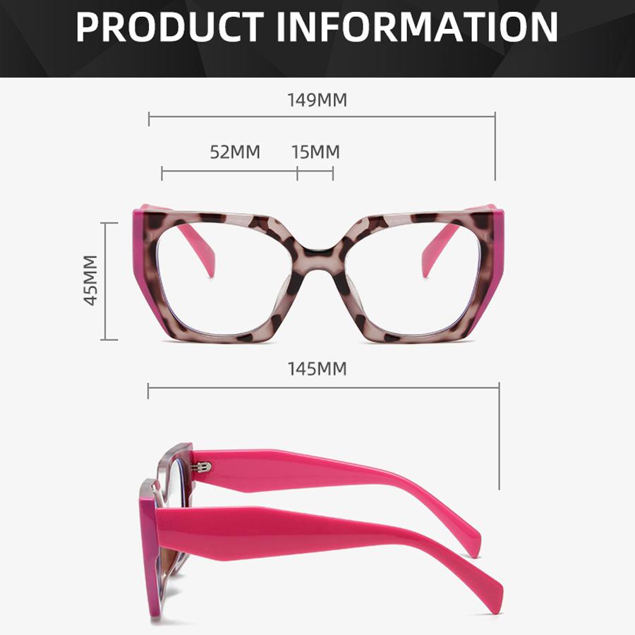 Fashion Cat Eye Optical Glasses Frames Women Brand Designer Luxury Anti Blue Light Computer Eye Glasses Ladies Optical Eyewear