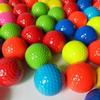 Two-Layer Colored Golf Practice Ball for Putting Green Training