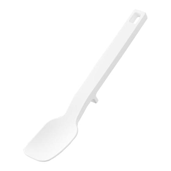 Yamazaki Jitsugyo Silicone Spoon S White W2.4 x D2.1 x H12cm Tower Dishwasher Safe Floating Tip Spatula Jam Spoon 10045