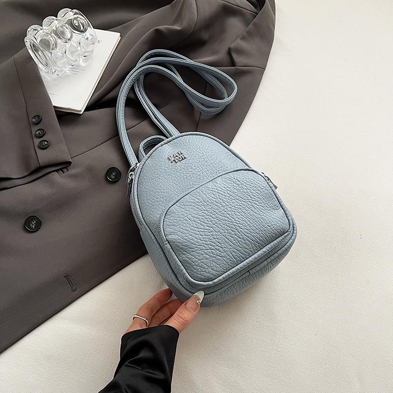 Commuter Small Backpack Women's New Backpack High-end Fashion Popular College Student Handbag