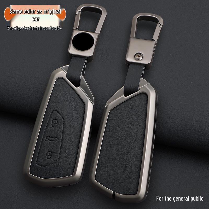 Volkswagen Car Key Case for Golf 8, Lamando L, Teramont X, Talagon, ID.3, ID.4X, ID.6 - Protective Shell with Buckle