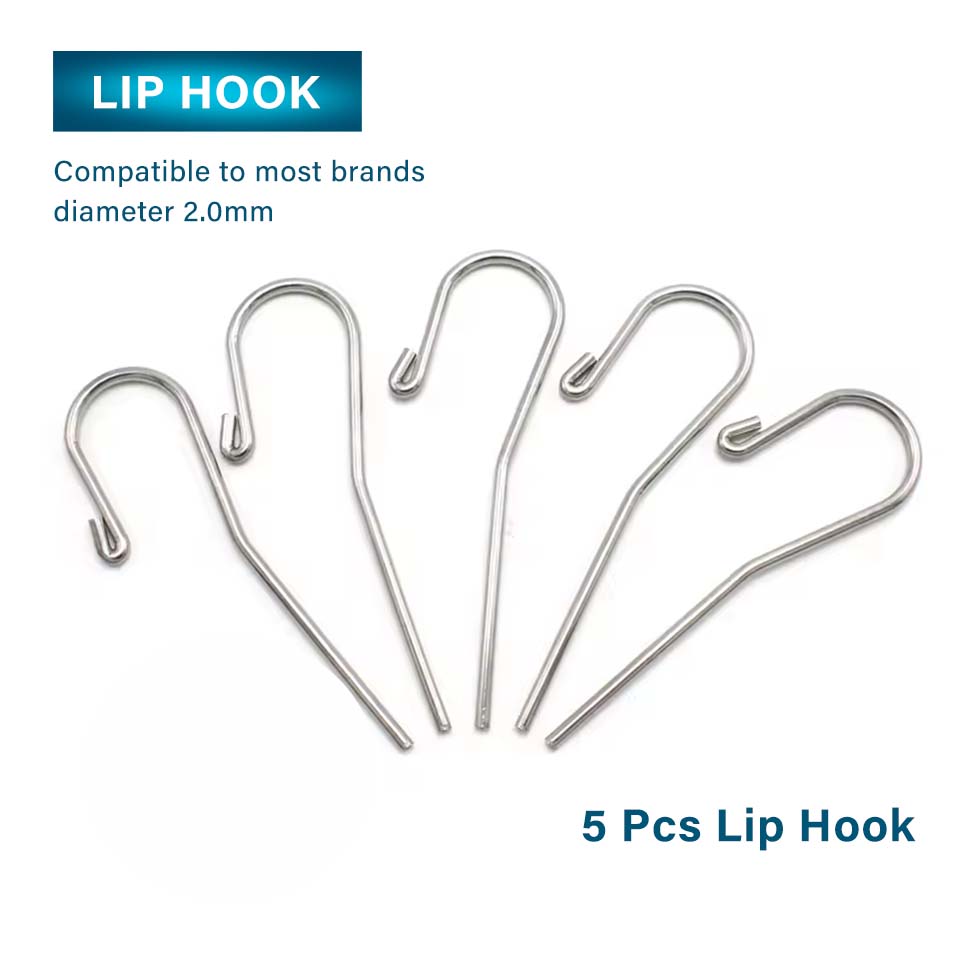 Endodontic Measuring Wire Set Endo Test Files, Lipe Hooks Clips for Apex Locator, Root Canal Accessories, Dental Endo Instrument