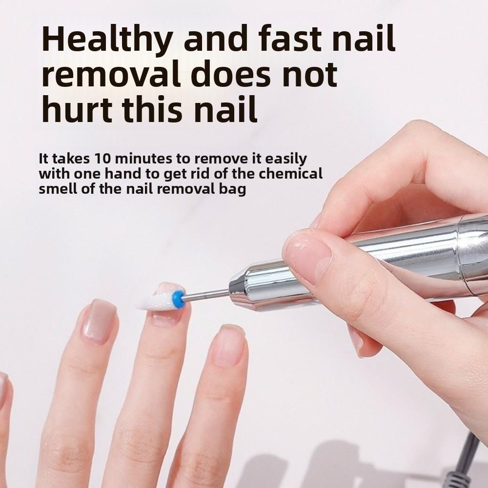With Drill Bits Electric Nail Polisher Dead Skin Removal Nail Art Electric Sander  Nail Care