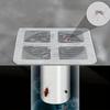 10/20/30pcs Disposable Shower Drain Hair Catcher Mesh Stickers, Floor Drain Hair Filter, Disposable Hair Catchers for Shower