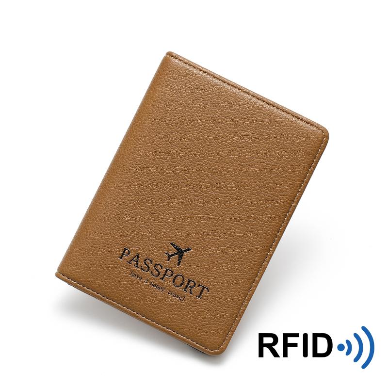 Rfid Модный Бренд Держатель для Паспорта Путешественника Женский из ПУ Кожи Деловая Обложка для Паспорта Мужской Держатель для ID и Кредитных Карт Чехол Паспорт Женский